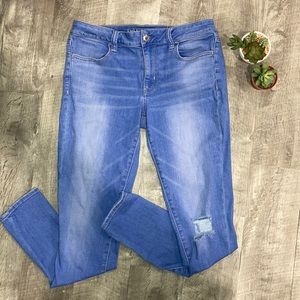 AMERICAN EAGLE super stretch high wasted jeggings